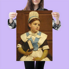 Charity School Girl by George Dunlop Leslie, 1882 poster 3