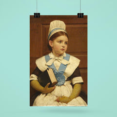 Charity School Girl by George Dunlop Leslie, 1882 poster 6