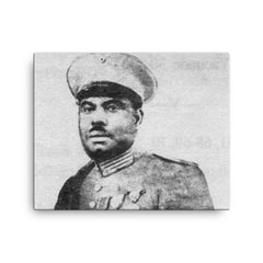 Charles Atangana canvas print on a plain backdrop in size 16"x20".