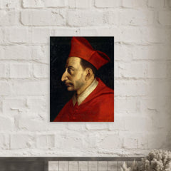 Charles Borromeo metal print mockup