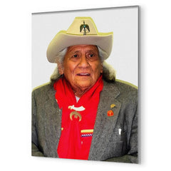 Charles Chibitty metal print mockup