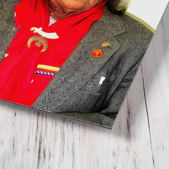 Charles Chibitty metal print mockup