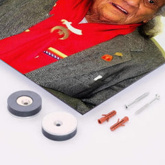 Charles Chibitty metal print mockup