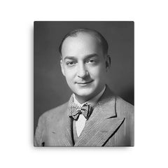 Charles Corm canvas print on a plain backdrop in size 16"x20".