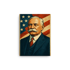 Charles Curtis canvas print on a plain backdrop in size 12"x16".