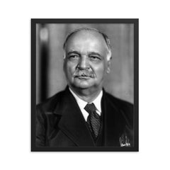 Charles Curtis framed print on a plain backdrop in size 16"x20".