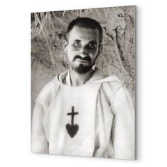 Charles de Foucauld metal print mockup