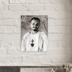 Charles de Foucauld metal print mockup