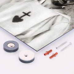 Charles de Foucauld metal print mockup