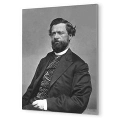 Charles Debrille Poston metal print mockup