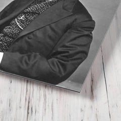 Charles Debrille Poston metal print mockup