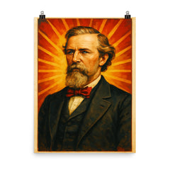 Charles Debrille Poston poster on a plain backdrop in size 8"x10".