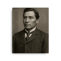 Charles Eastman canvas print on a plain backdrop in size 16"x20".