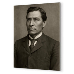 Charles Eastman metal print mockup
