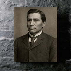 Charles Eastman metal print mockup
