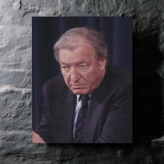 Charles Haughey metal print mockup