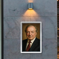 Charles Haughey portrait poster 2