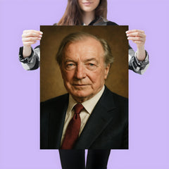 Charles Haughey portrait poster 3