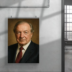Charles Haughey portrait poster 4