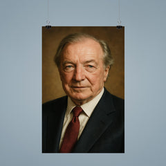 Charles Haughey portrait poster 9