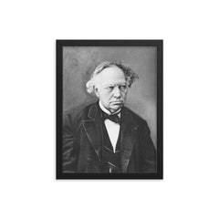 Charles Hermite framed print on a plain backdrop in size 12"x16".