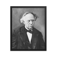 Charles Hermite framed print on a plain backdrop in size 16"x20".