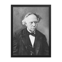 Charles Hermite framed print on a plain backdrop in size 18"x24".