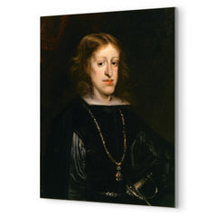 Charles II of Spain metal print mockup