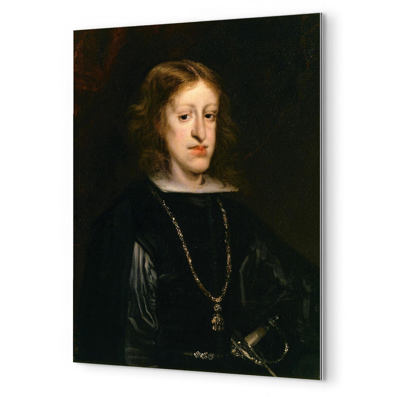 Charles II of Spain metal print mockup