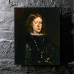 Charles II of Spain metal print mockup