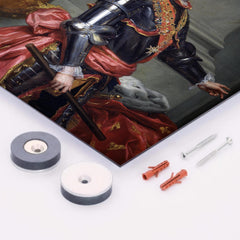 Charles III of Spain metal print mockup