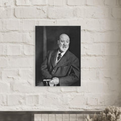 Charles Ives metal print mockup
