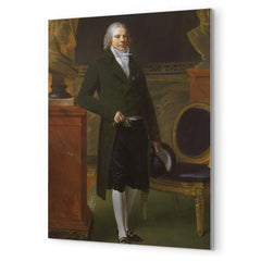 Charles Maurice de Talleyrand-Périgord metal print mockup