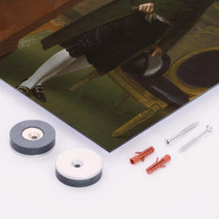 Charles Maurice de Talleyrand-Périgord metal print mockup