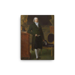 Charles Maurice de Talleyrand-Perigord canvas print on a plain backdrop in size 12"x16".