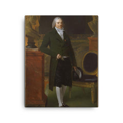 Charles Maurice de Talleyrand-Perigord canvas print on a plain backdrop in size 16"x20".