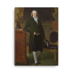 Charles Maurice de Talleyrand-Perigord canvas print on a plain backdrop in size 18"x24".