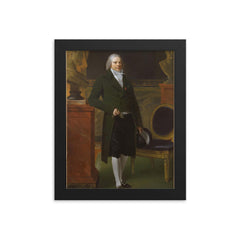 Charles Maurice de Talleyrand-Perigord framed print on a plain backdrop in size 8"x10".