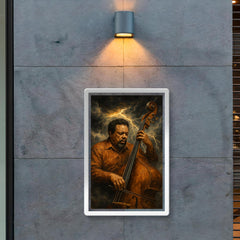 Charles Mingus bass like a storm front poster 2