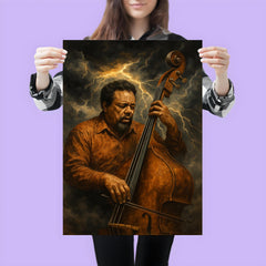 Charles Mingus bass like a storm front poster 3