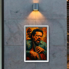 Charles Mingus furious bass portrait poster 2