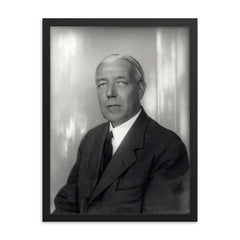 Charles Vyner Brooke framed print on a plain backdrop in size 18"x24".