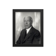 Charles Vyner Brooke framed print on a plain backdrop in size 8"x10".