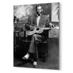Charley Patton metal print mockup