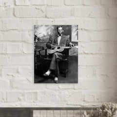 Charley Patton metal print mockup