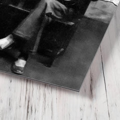 Charley Patton metal print mockup