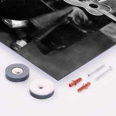 Charley Patton metal print mockup