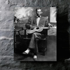 Charley Patton metal print mockup