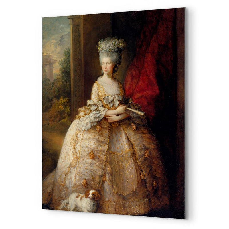 Charlotte of Mecklenburg-Strelitz metal print mockup