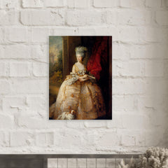 Charlotte of Mecklenburg-Strelitz metal print mockup